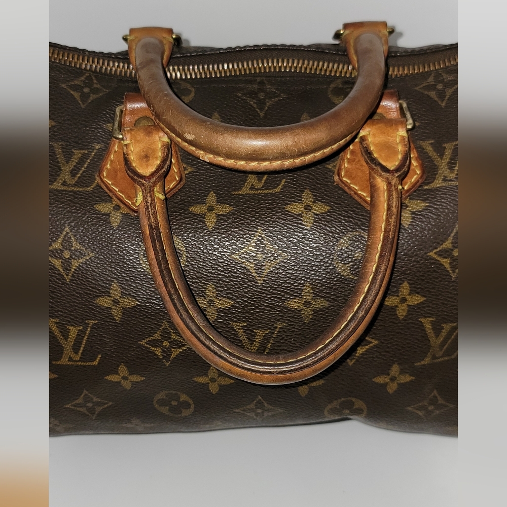 Louis Vuitton Monogram Canvas Handbag Speedy 25 - Picture 4 of 16